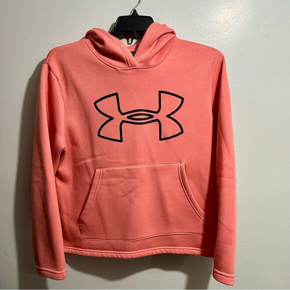 Under Armour Coral Orange Hoodie (1053) - Picture 1 of 4